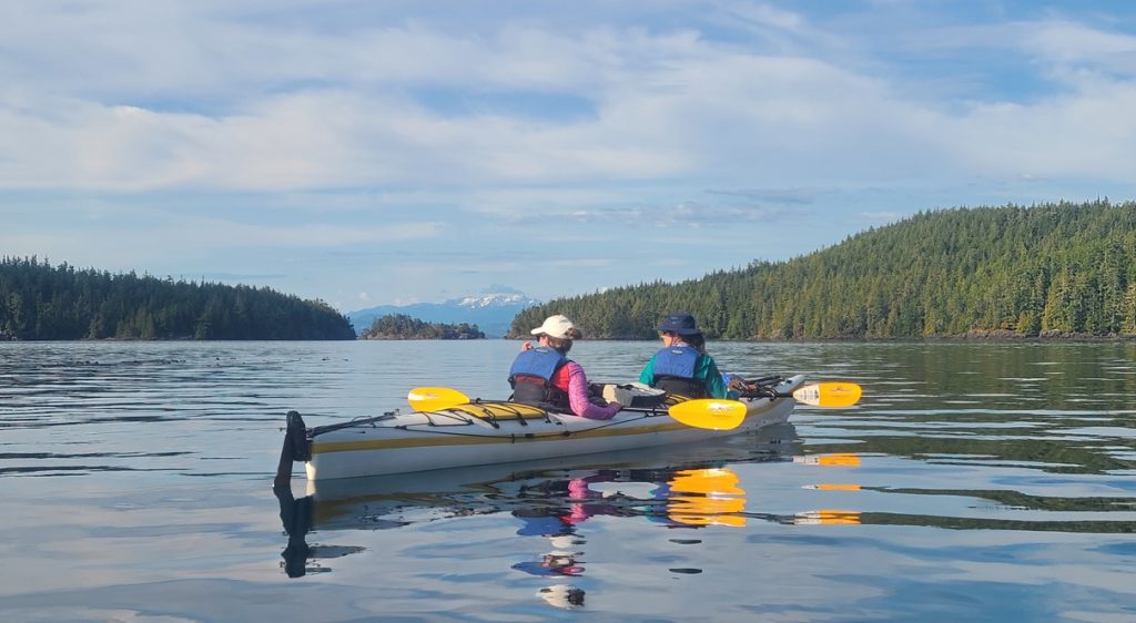 Calm waters, peaceful kayaking