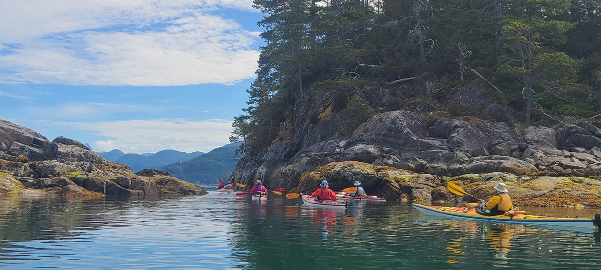 Peaceful kayaking